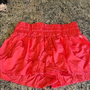 FP Movement by Free People Red Athletic Shorts